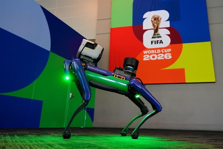 Chó robot tại World Cup 2026 (nguồn FIFA)