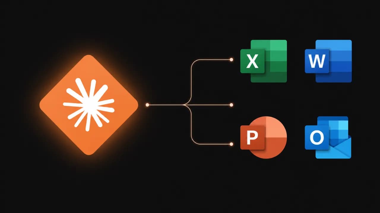 Claude tích hợp toàn bộ Microsoft 365: Excel, PowerPoint, Word và Outlook đều có trợ lý AI