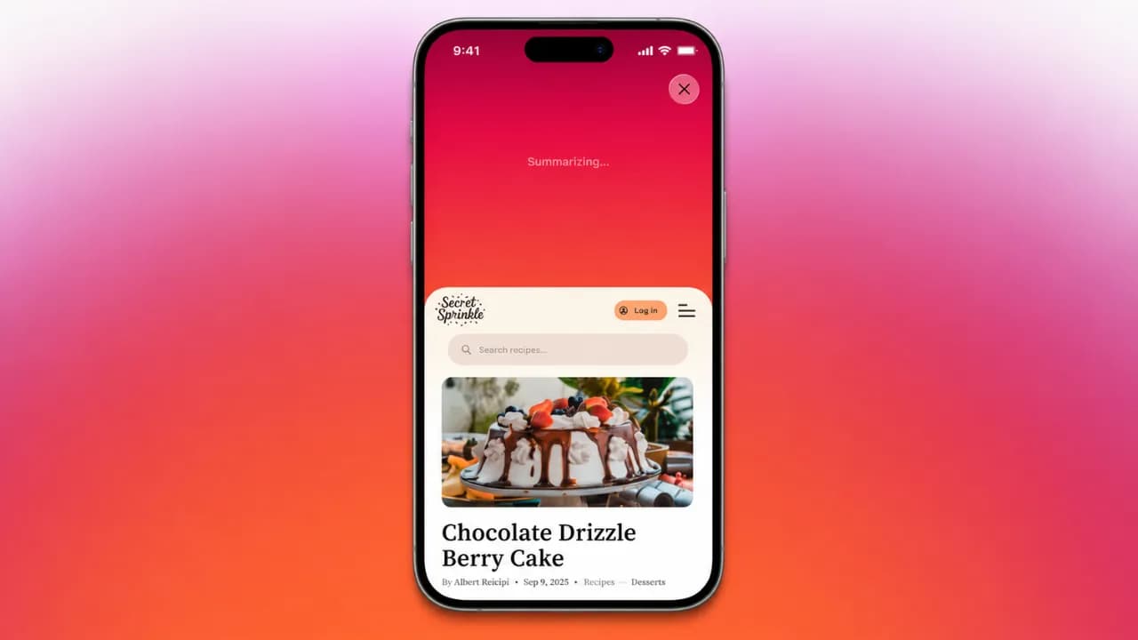 Tính năng Shake to Summarize trên iOS đã ra mắt trước đó