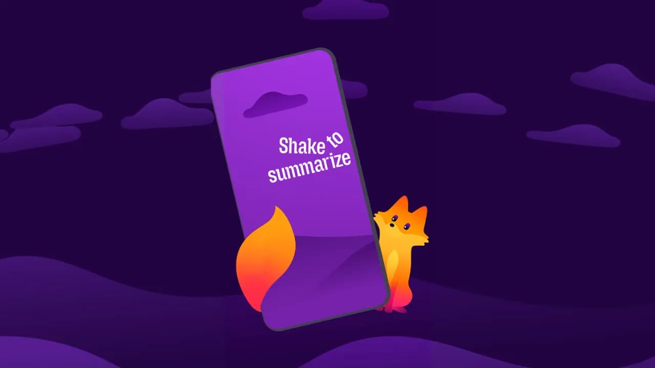 Tính năng lắc điện thoại để tóm tắt của Firefox đã có mặt trên Android