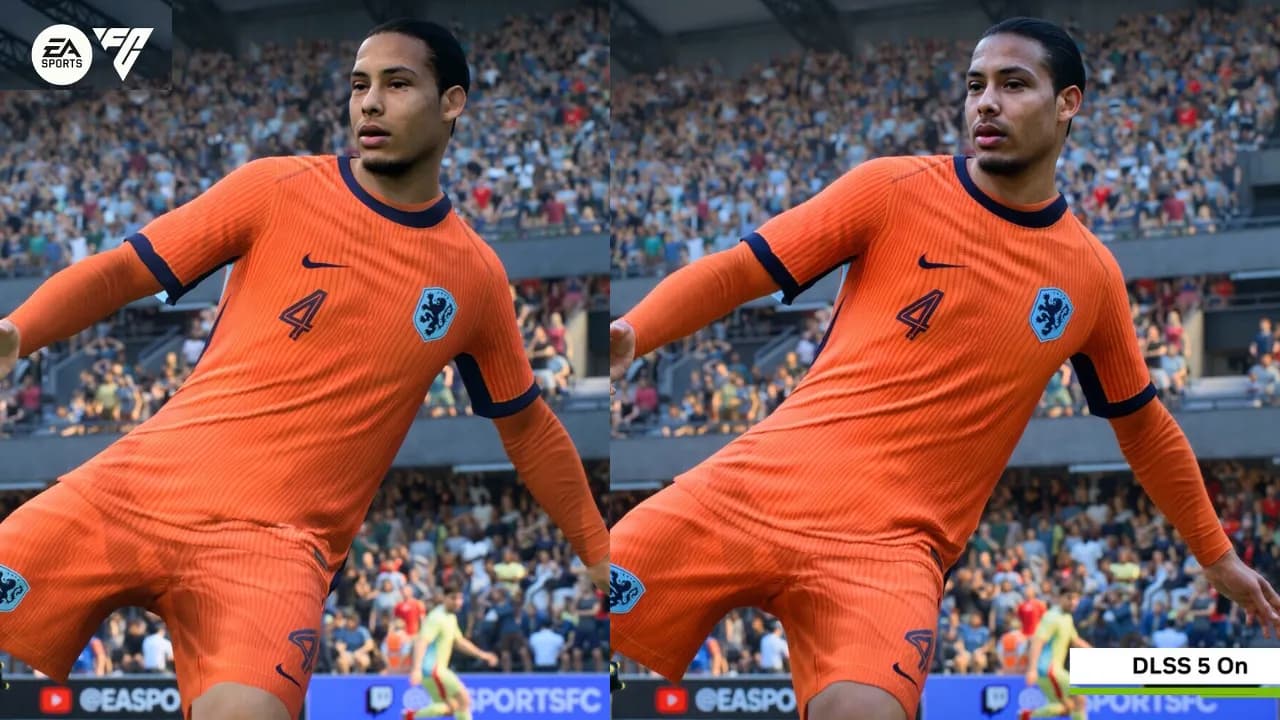 Vandijk trong FC online với DLSS5