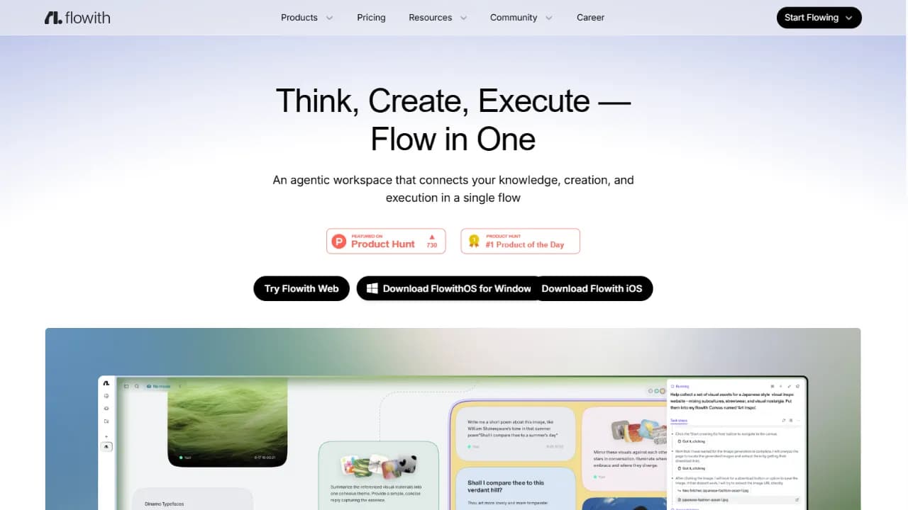 Ảnh giới thiệu AI Agent Flowith