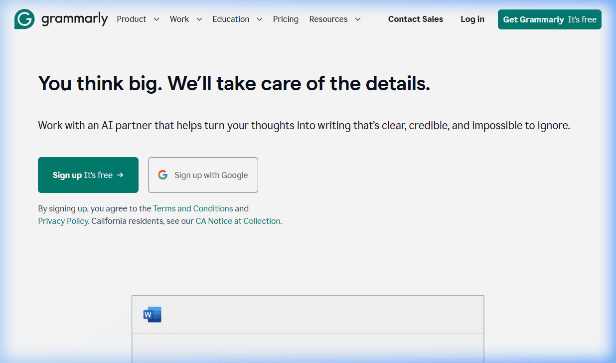 Ảnh giới thiệu AI hỗ trợ viết Grammarly