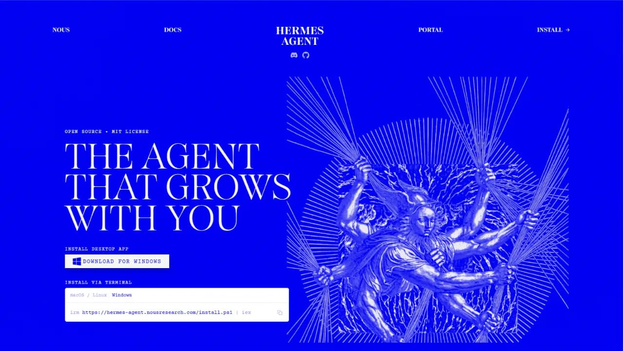 Ảnh giới thiệu AI Agent Hermes Agent