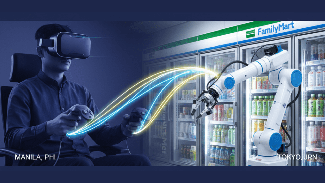 Robot đóng vai nhân viên cửa hàng nhưng người điều khiển ngồi cách xa 3.000km!